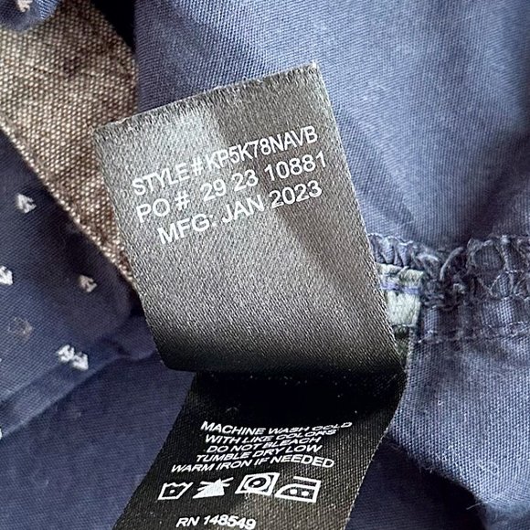 EUC Kenneth Cole Reaction Boy button down short sleeve shirt - Picture 3 of 6